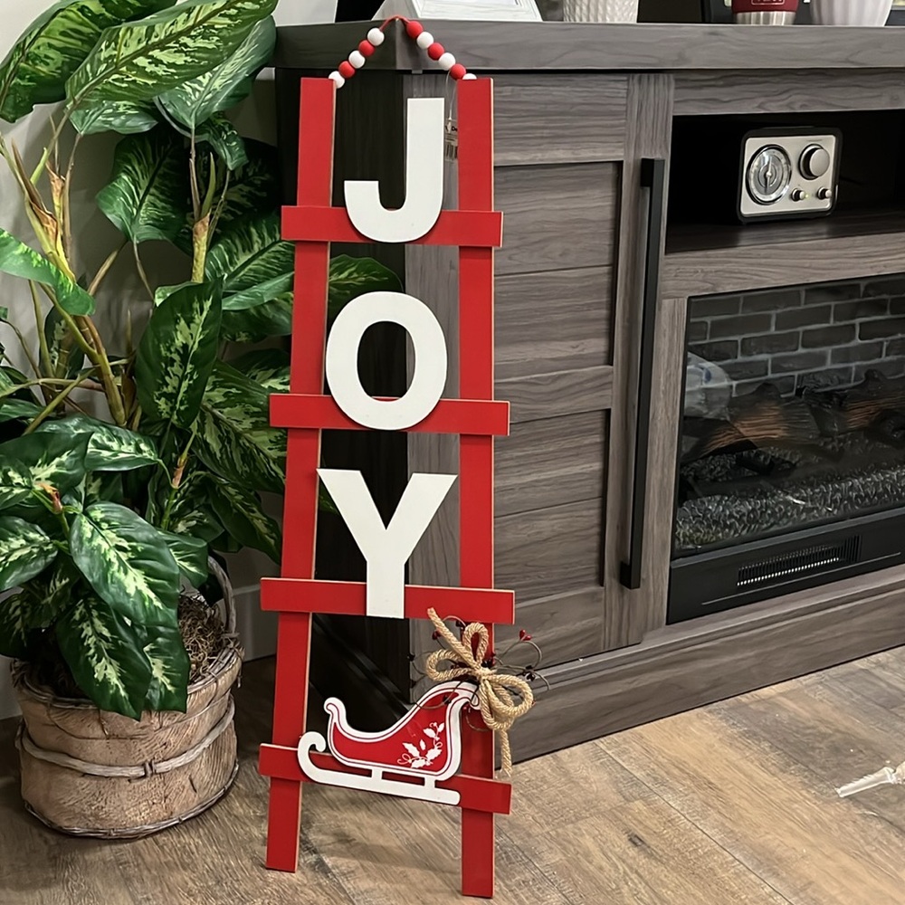 Christmas Holiday Sign - NEW - “Joy” Approx 22” Tall